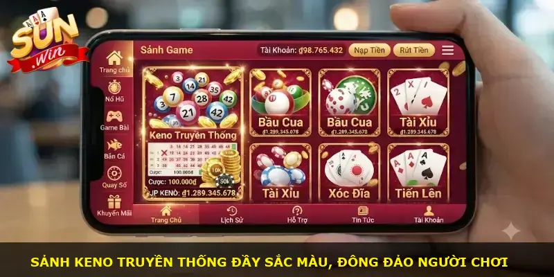 Keno truyền thống Sunwin - ảnh 1